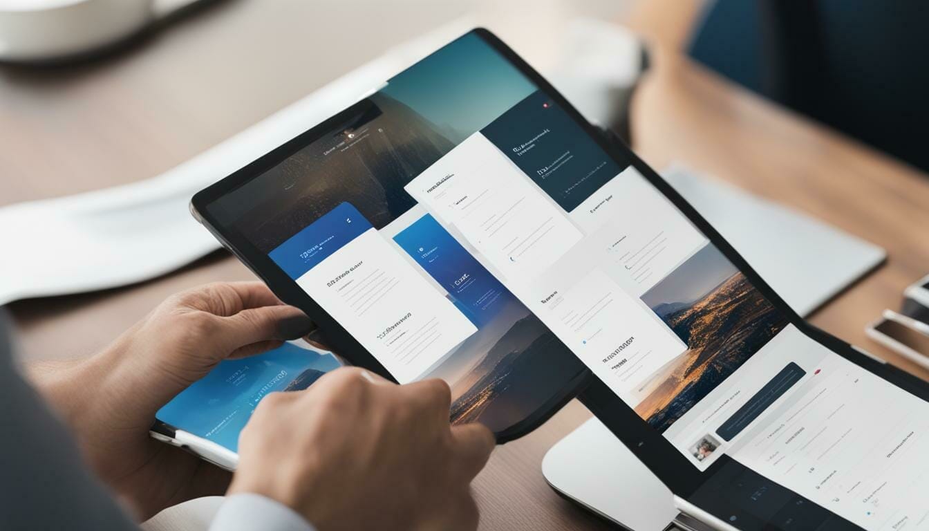 website UX/UI design