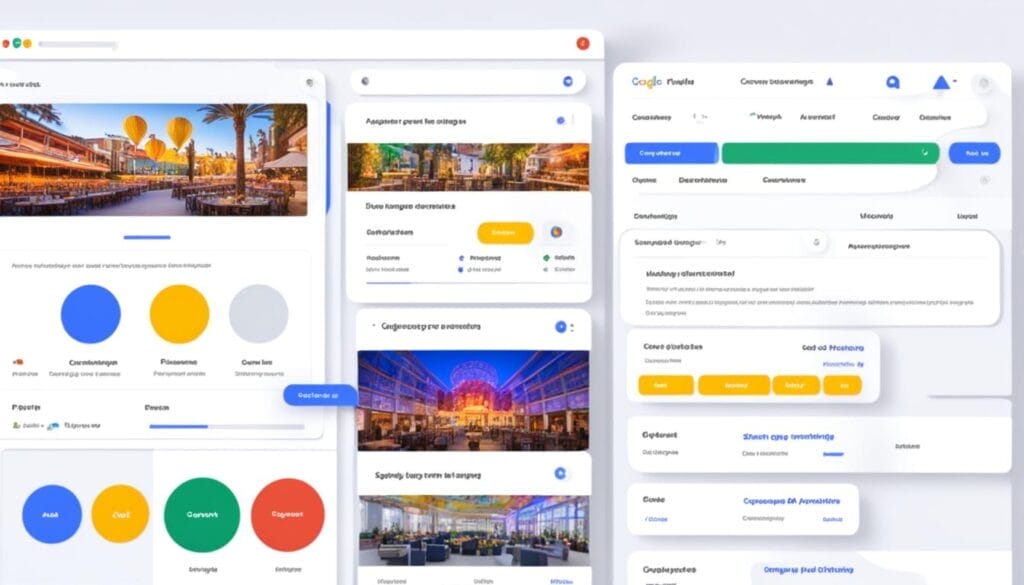 Google Ads Interface for Event Marketing