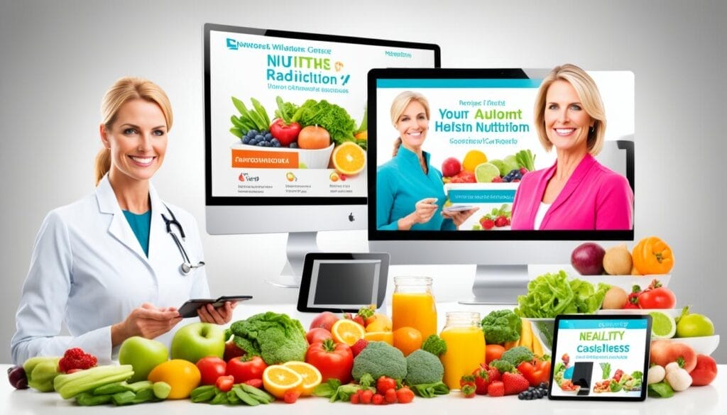 Online marketing for nutrition professionals