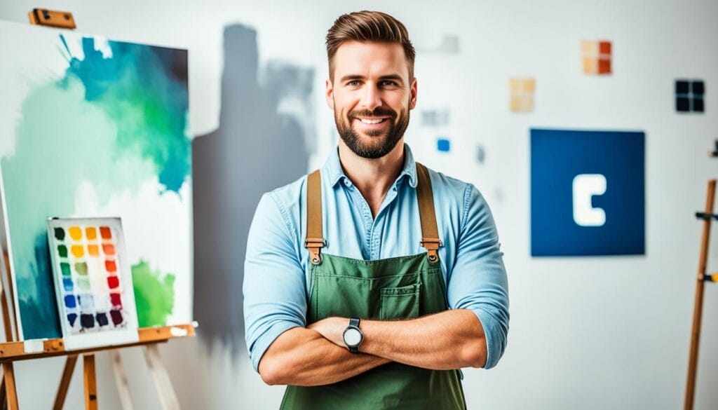 building online brand presence for painters