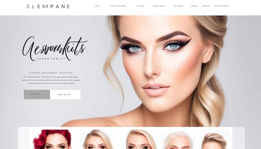 makeup artist website optimization