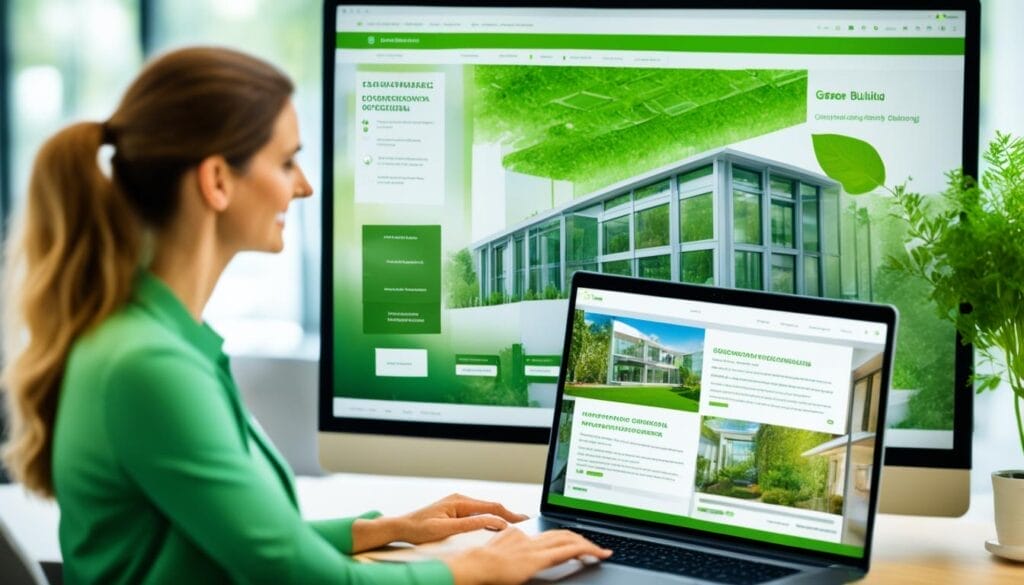 user experience for green building sites